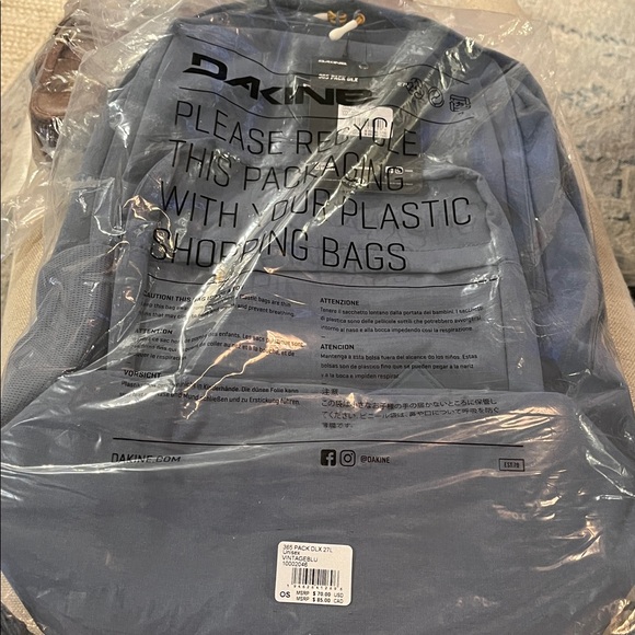 Dakine 365 Pack DLX 27L Vintage Blue Backpack/NWT - Picture 6 of 10